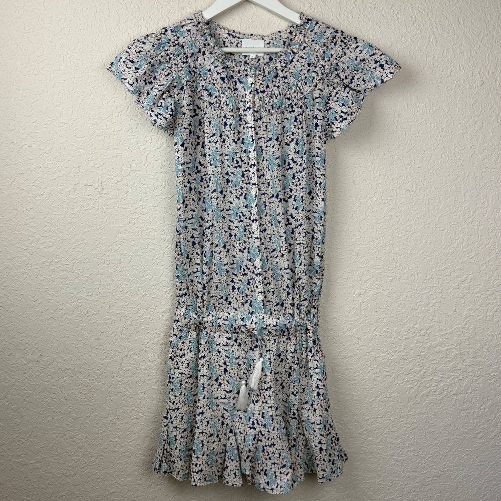 *We Are Sundays Womens Indigo Blue Floral Harley Romper Small - Picture 2 of 14